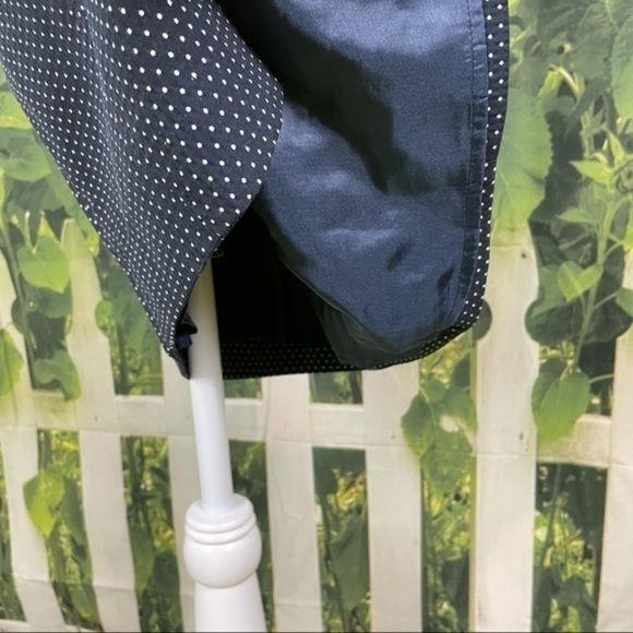 BARASCHI Navy Polka Dot Pencil Skirt 4 - Picture 15 of 16